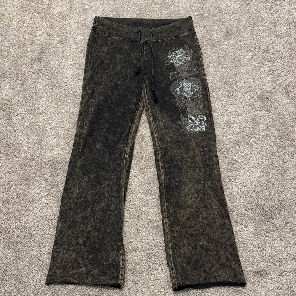 Vintage T Party Low Rise Wide Leg Pants
